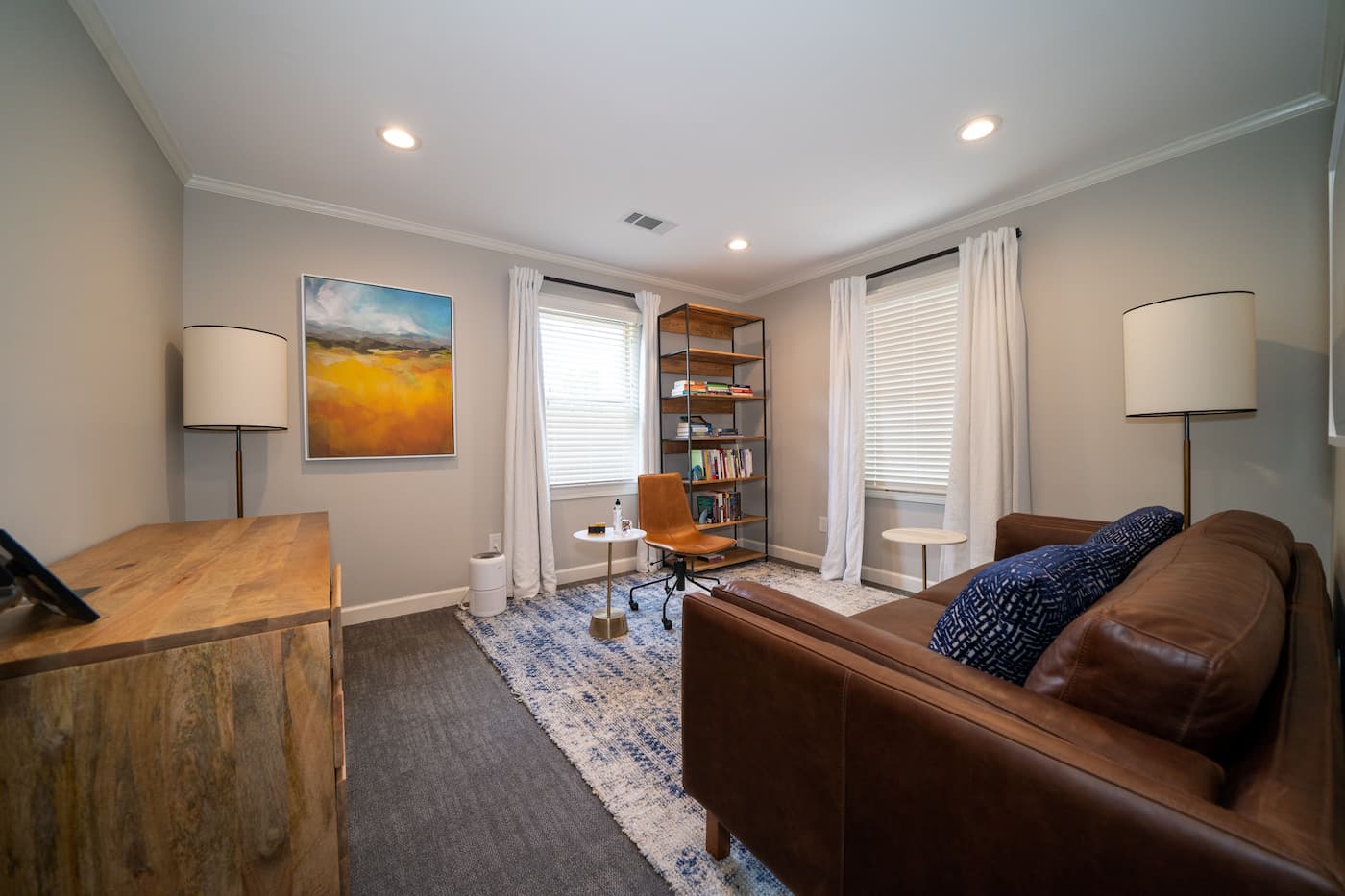 Private therapy room at Connect Couples Therapy Charlotte office